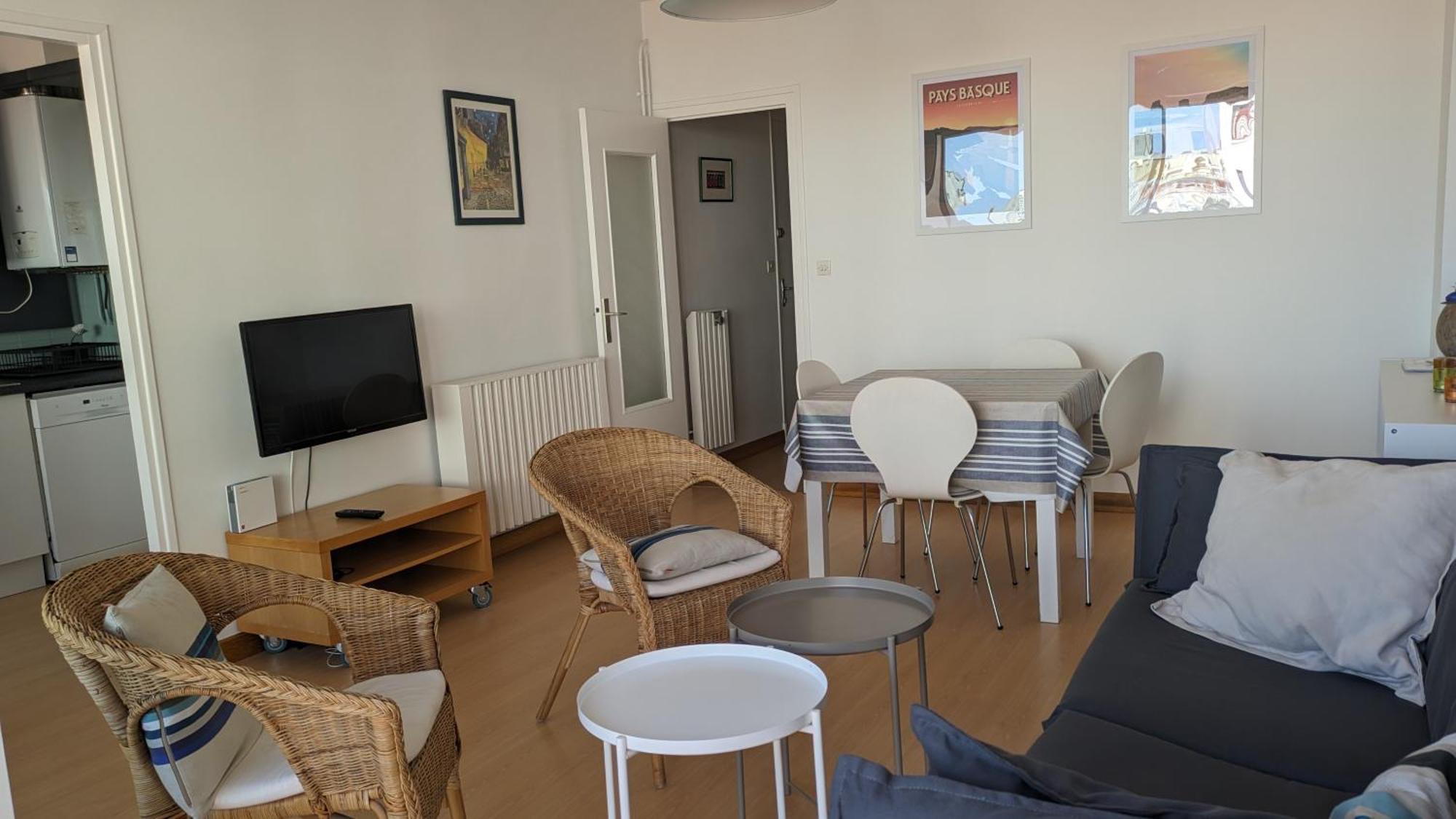 Appartement 3 Pieces Au Coeur D'Hendaye Plage Dış mekan fotoğraf